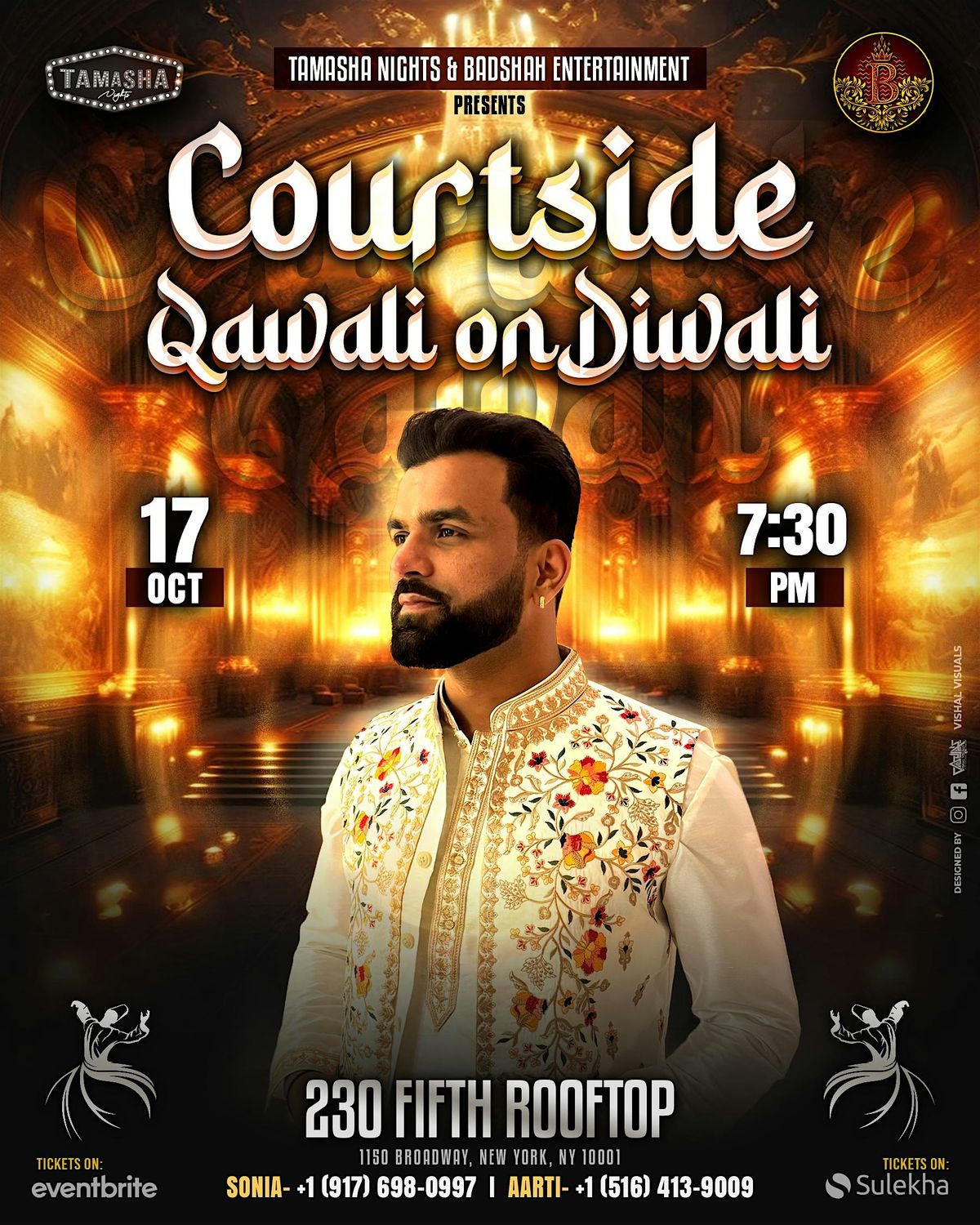 MANHATTAN'S COURTSIDE QAWALI ON DIWALI@230 FIFTH AVE