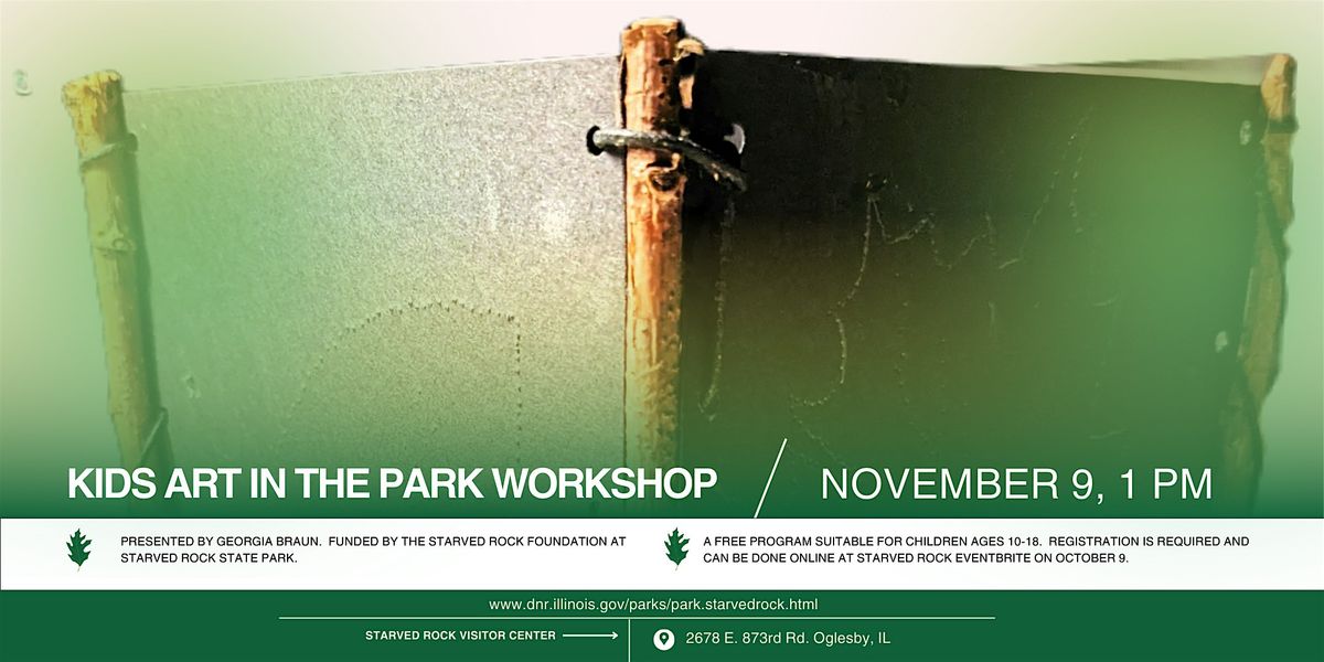 Kids Art in the Park Workshop, 9 November | Event in Oglesby | AllEvents