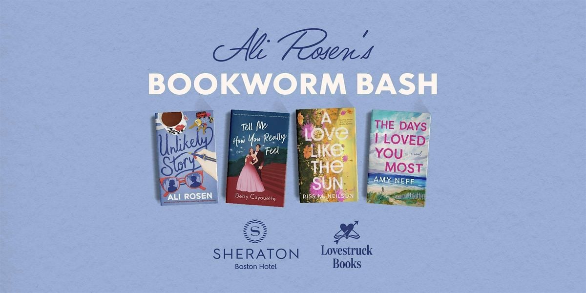 Ali Rosen’s Bookworm Bash, 12 July | Event in Boston | AllEvents