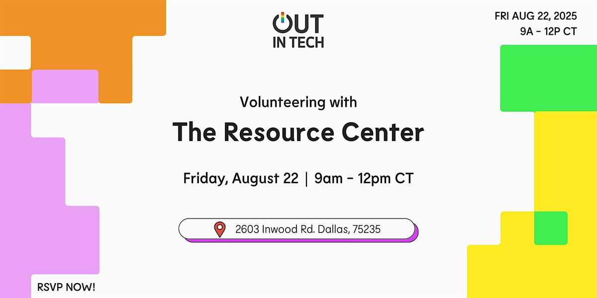 Volunteering @ Dallas Resource Center with OIT DFW, 22 August | Event in Dallas | AllEvents