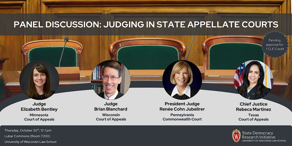 Judging in State Appellate Courts, 30 October | Event in Madison | AllEvents