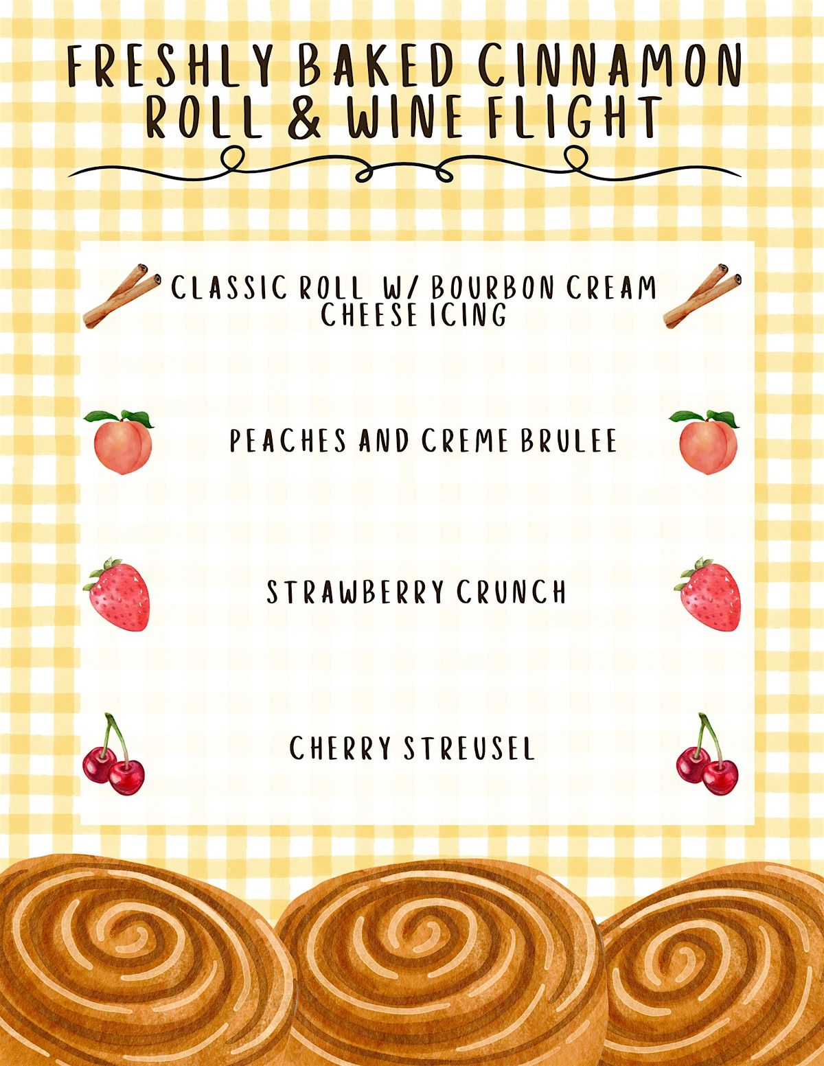 Wine pairing with crafted cinnamon rolls!, 27 July | Event in Roanoke | AllEvents