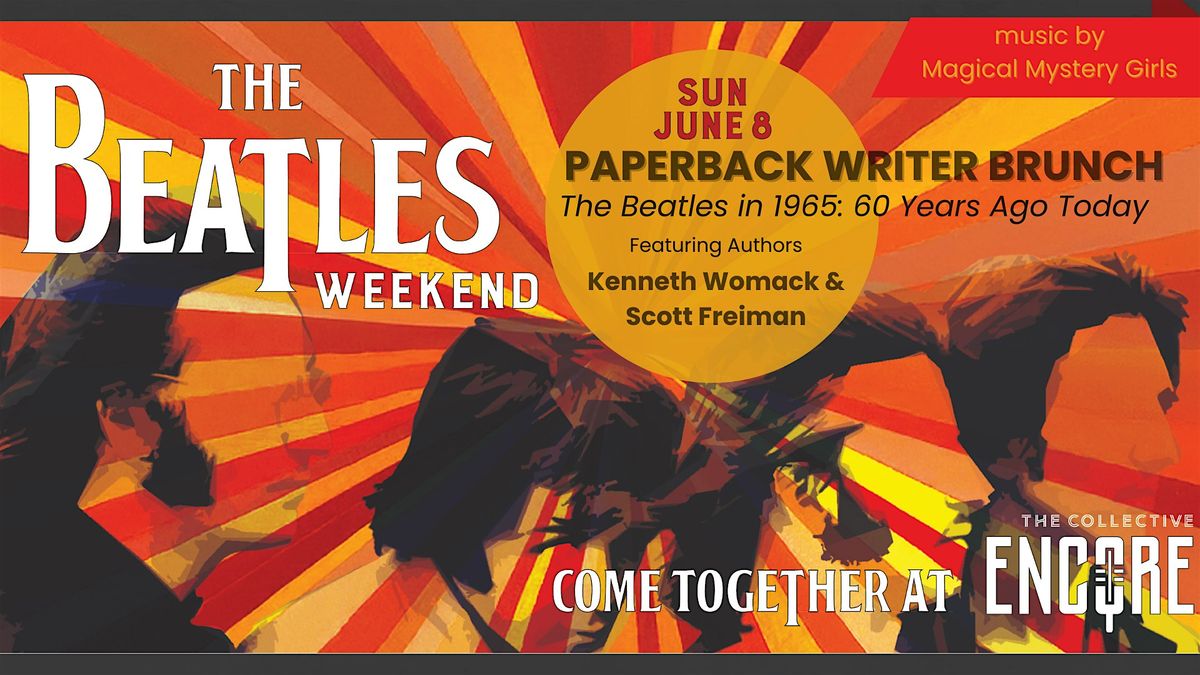Beatles Weekend: Paperback Writer Brunch - The Beatles in 1965, 8 June | Event in Columbia | AllEvents