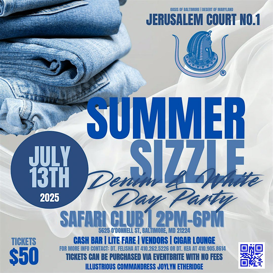 Summer Sizzle, 13 July | Event in Baltimore | AllEvents