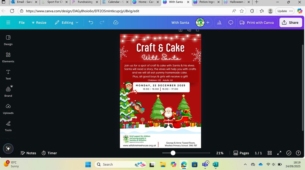 Craft & Cake with Santa, 22 December | Event in Westlea | AllEvents