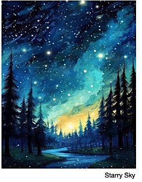Paint n Sip: "Starry Sky", 18 October | Event in Castro Valley | AllEvents