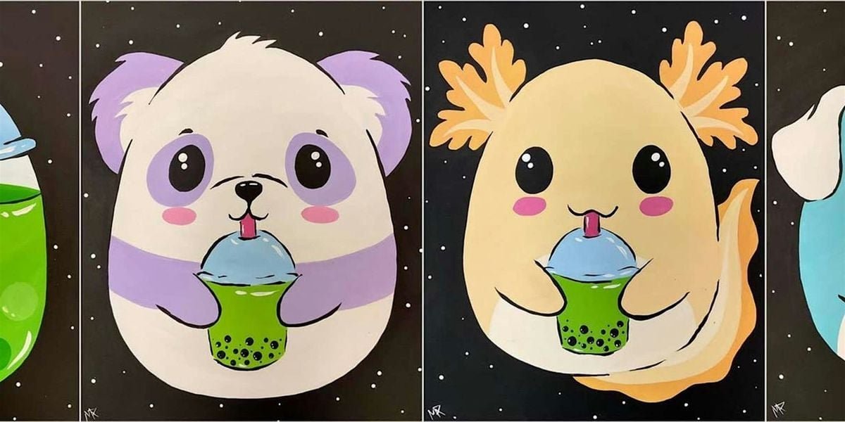 Choose Your Favorite Squishy Boba Buddy! - Paint and Sip by Classpop!™, 19 July | Event in Austin | AllEvents
