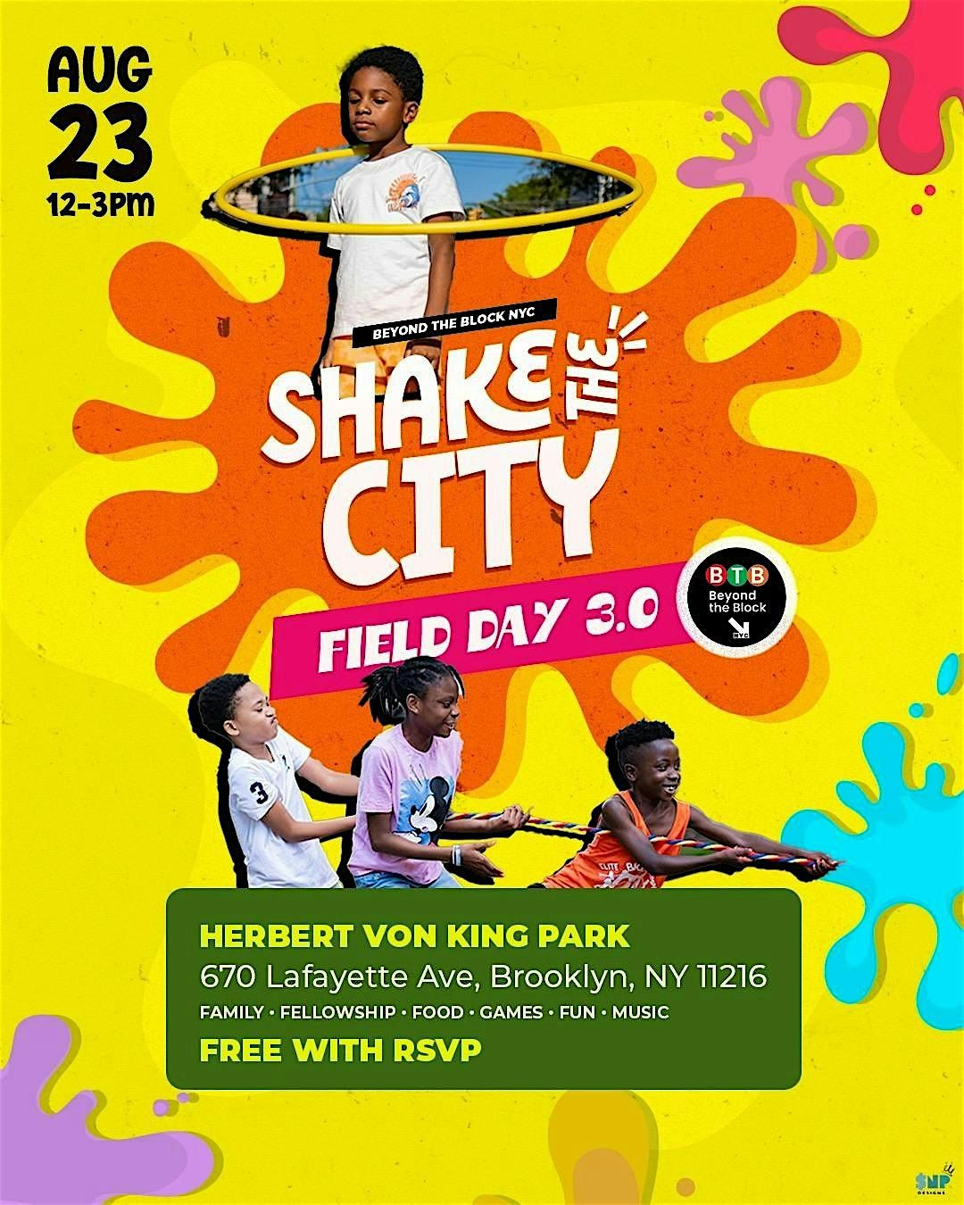 Shake the City 3.0, 23 August | Event in Brooklyn | AllEvents