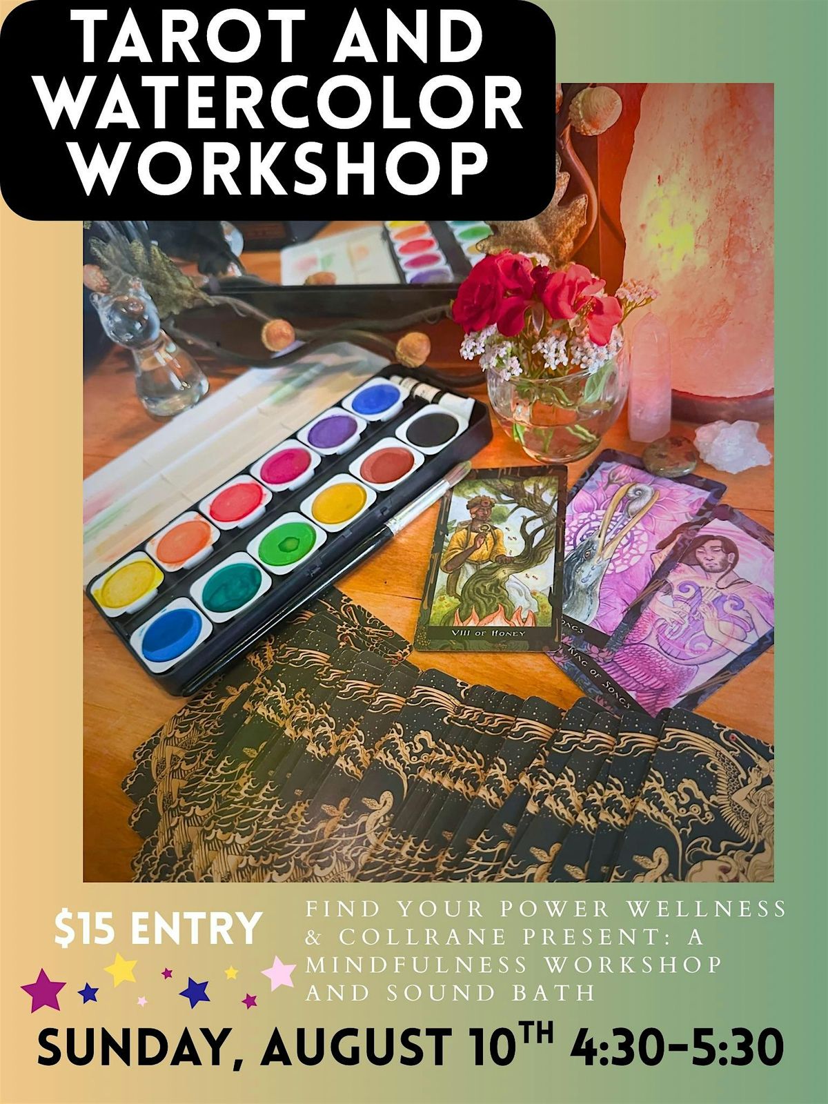 Tarot & Watercolor Workshop, 10 August | Event in El Cajon | AllEvents