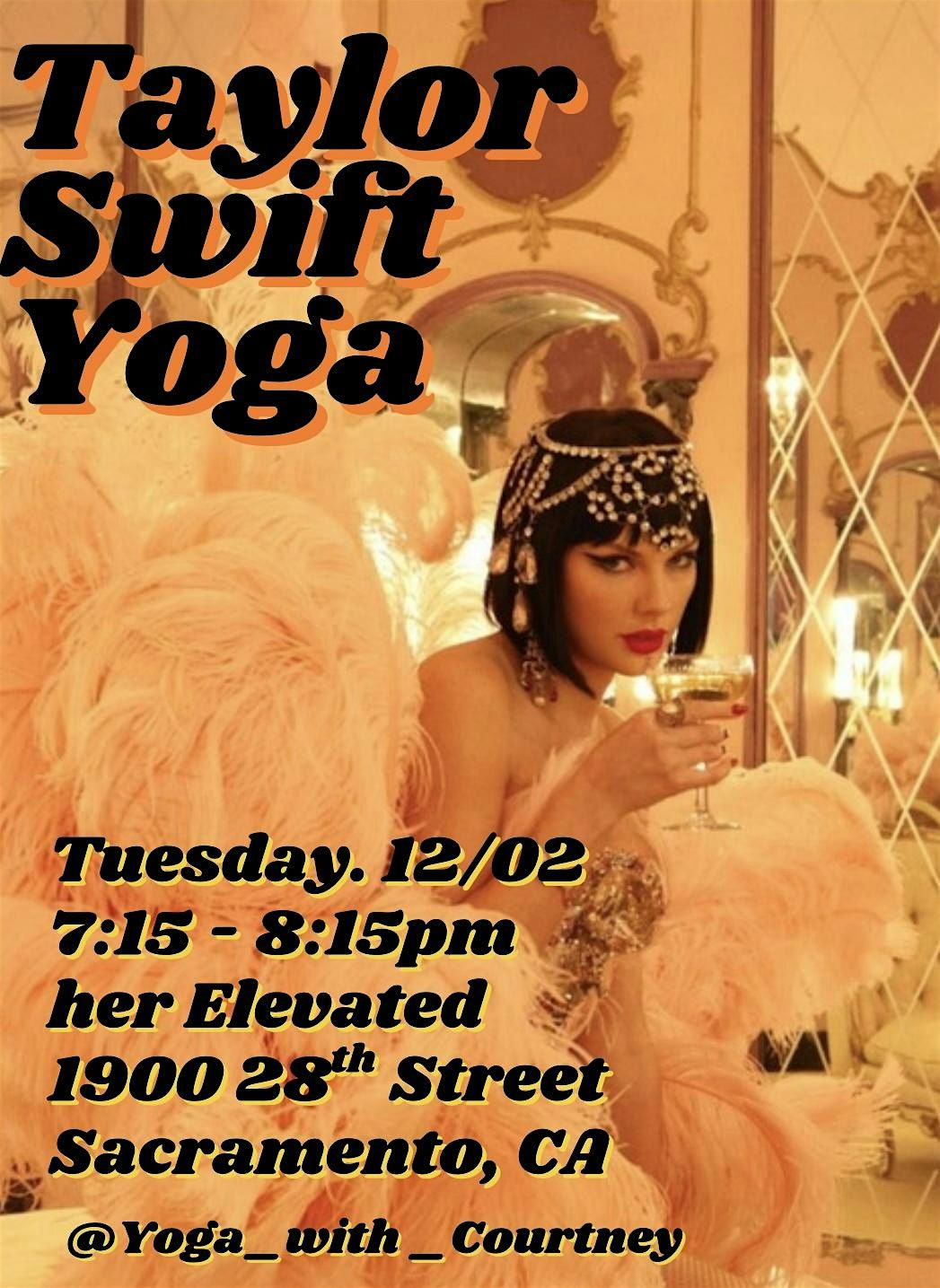 Taylor Swift Yoga, 2 December | Event in Sacramento | AllEvents