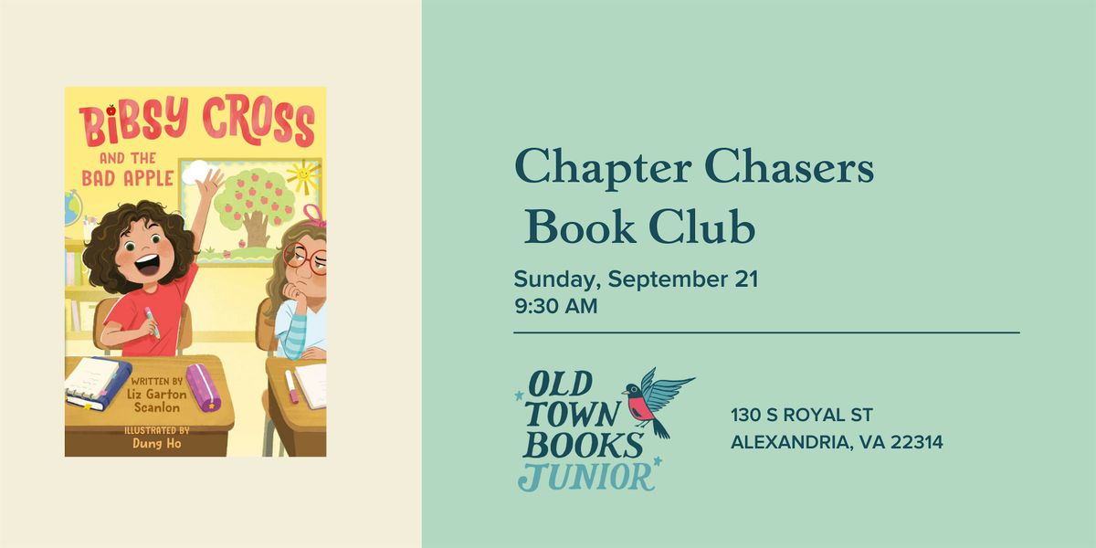 September Chapter Chasers Book Club, 21 September | Event in Alexandria | AllEvents