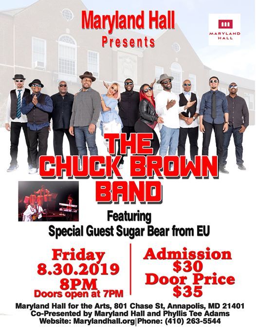 Chuck Brown Band with Special Guest Sugar Bear + Dance Floor!, Maryland Hall, Annapolis, August