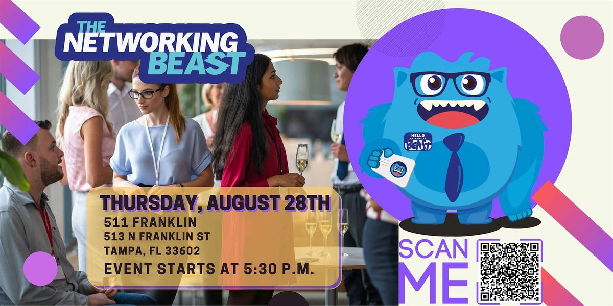 Networking Event & Business Card Exchange by The Networking Beast (TAMPA), 28 August | Event in Tampa