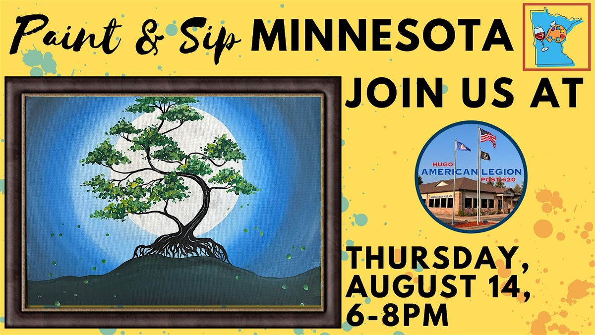 August 14 Paint & Sip at Hugo American Legion Post 620, 14 August | Event in Hugo | AllEvents