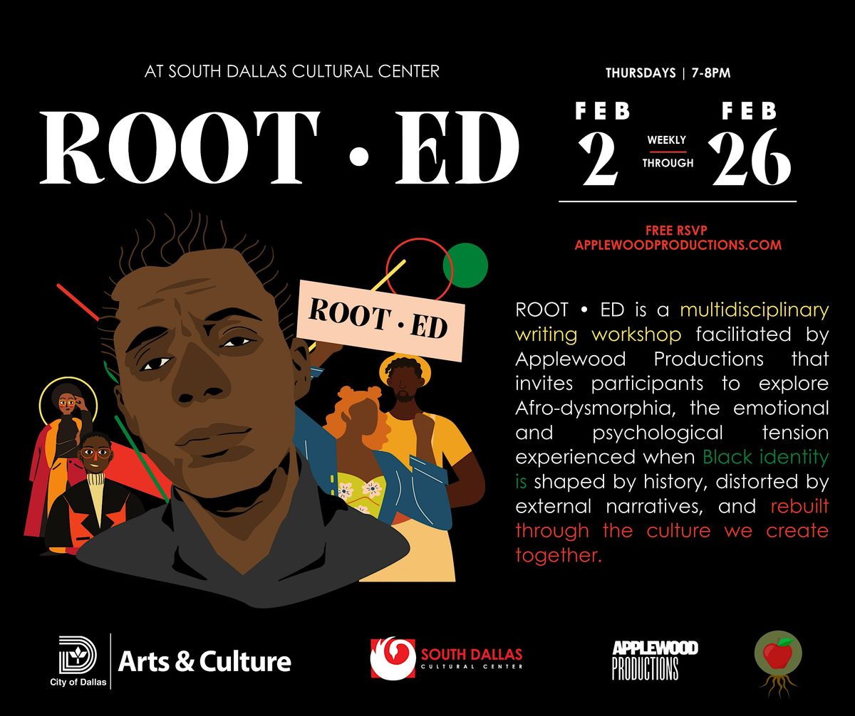 ROOT • ED: A Writing Workshop on Black Identity and Cultural Expression