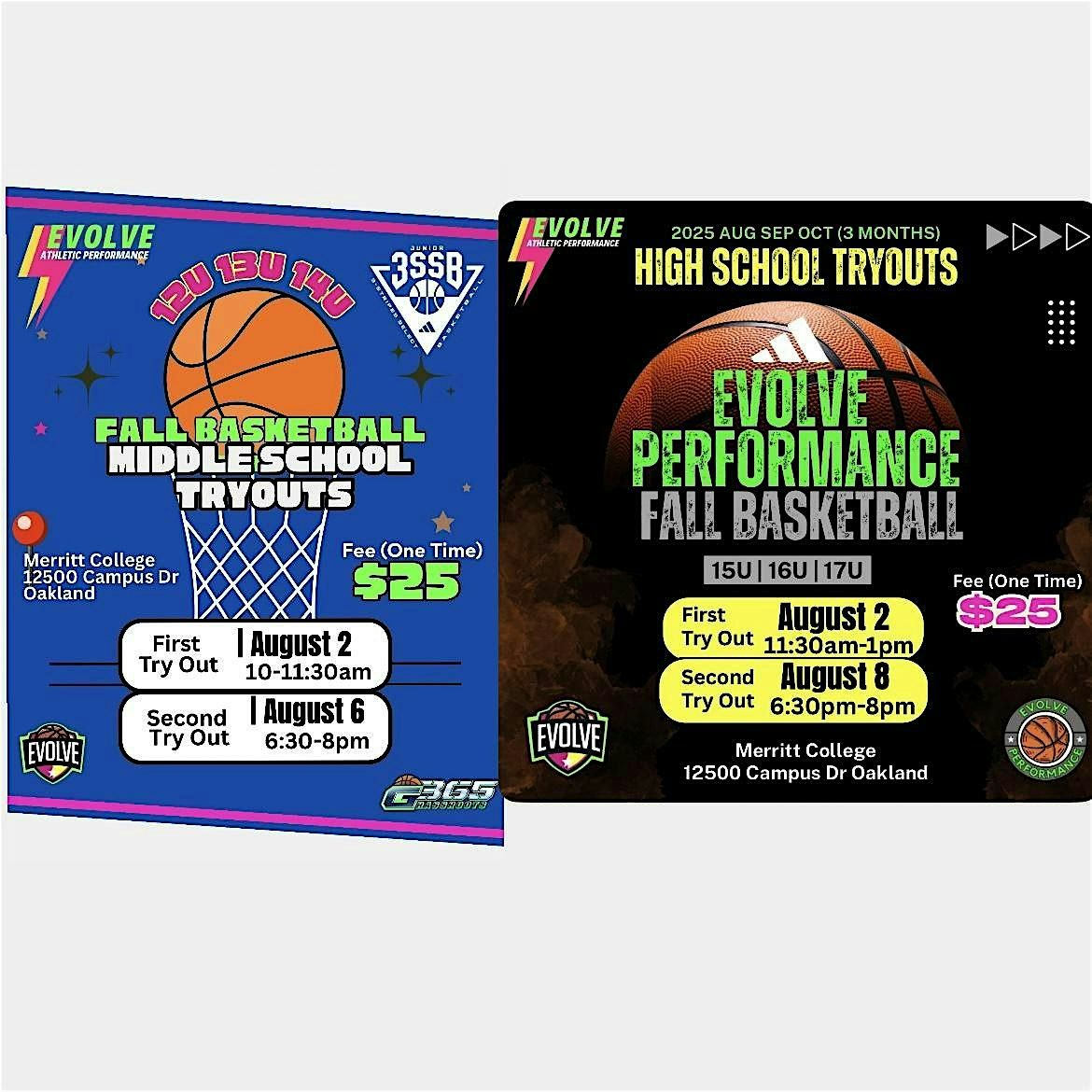Evolve Perfomance aau - Fall Ball Tryouts, 2 August | Event in Oakland | AllEvents