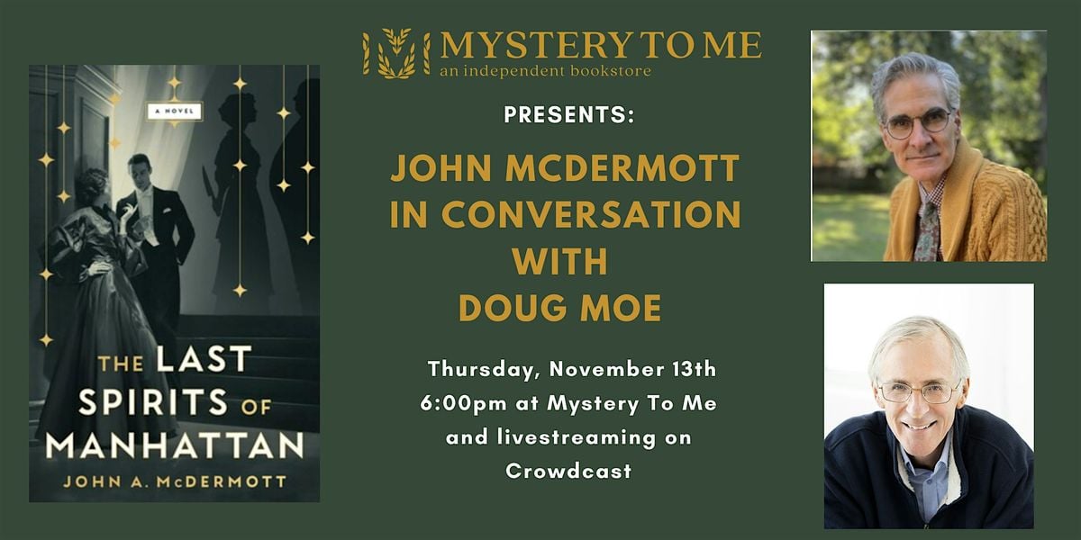 Live@MTM: John McDermott in Conversation with Doug Moe, 13 November | Event in Madison | AllEvents