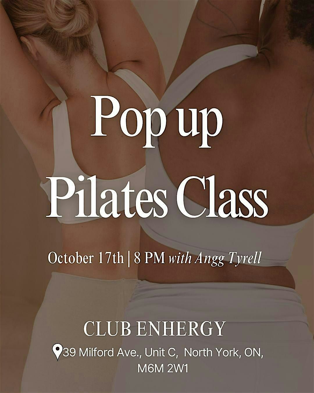 Pop up Pilates Class, 17 October | Event in Toronto | AllEvents