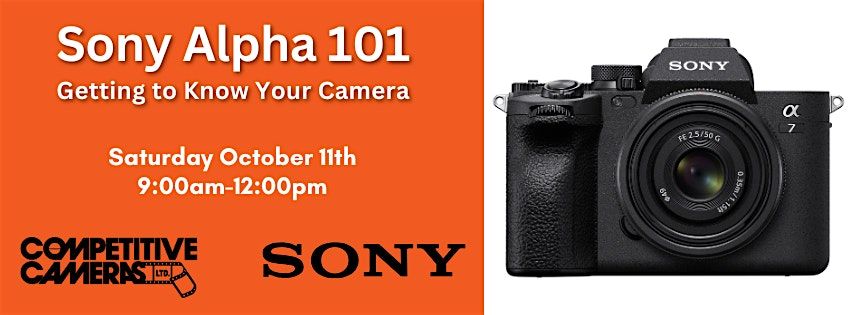 Sony Alpha 101 - Getting to Know Your Camera, 11 October | Event in Dallas | AllEvents