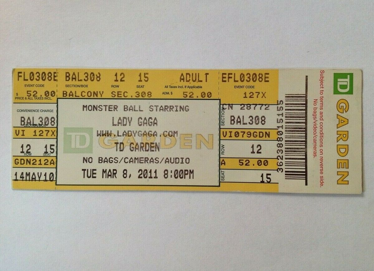Lady Gaga Boston Tickets