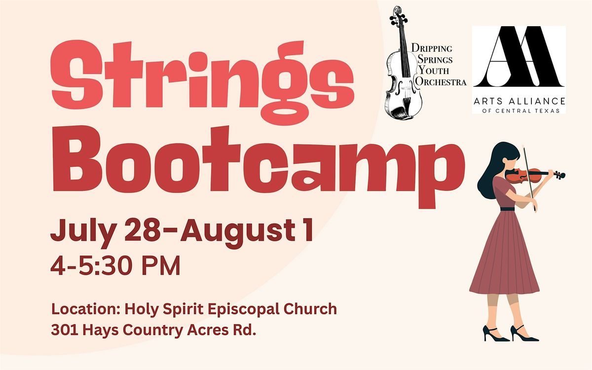 DSYO Strings Bootcamp, 28 July | Event in Dripping Springs | AllEvents