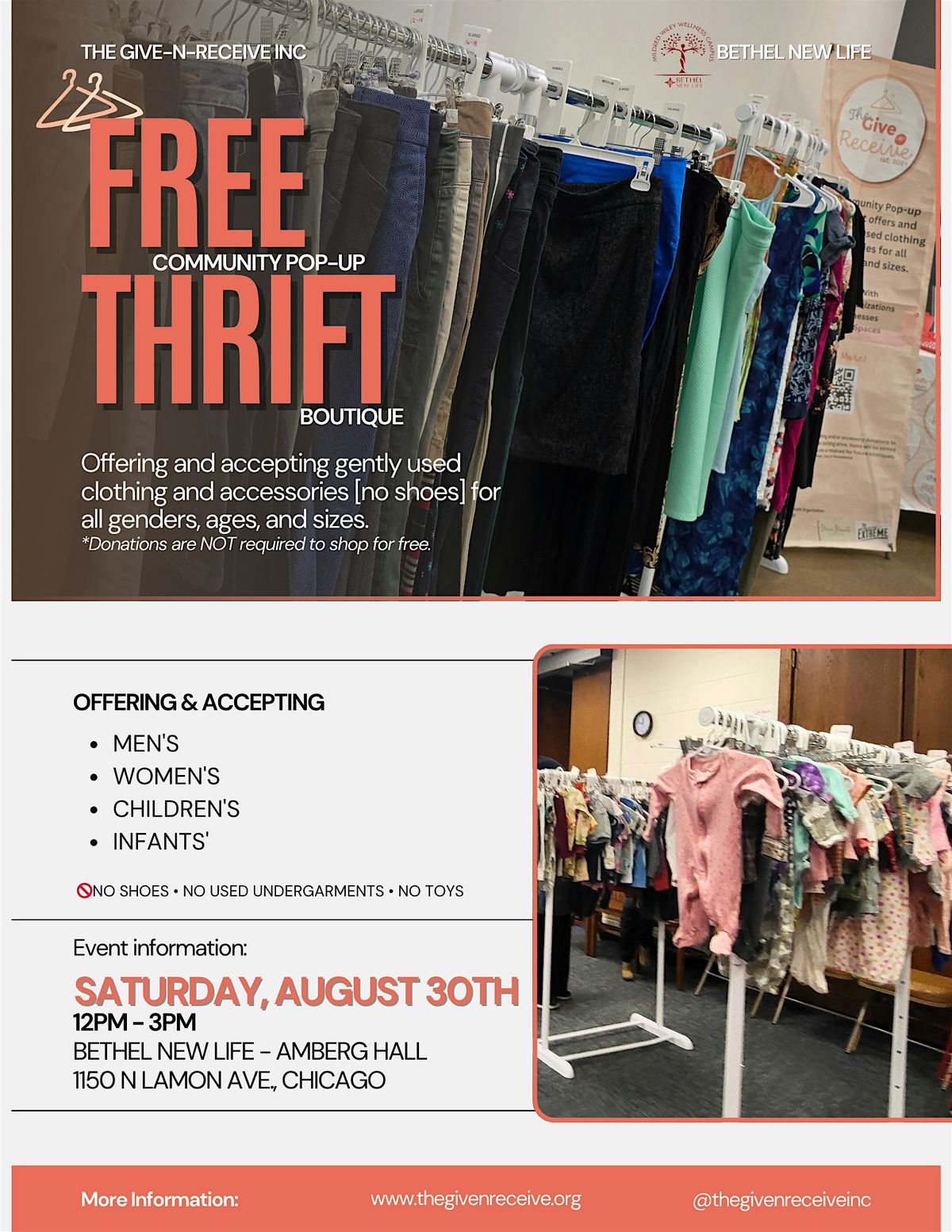 FREE Community Pop-up Thrift Boutique | Event in Chicago | AllEvents