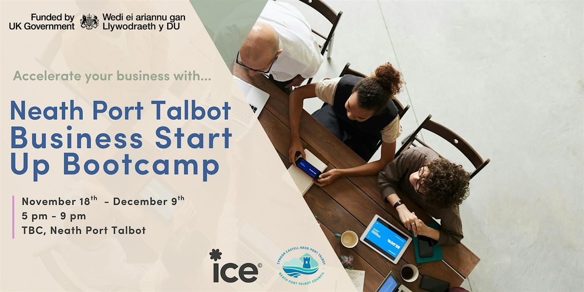 Business Start-Up Bootcamp, 18 November | Event in Neath Port Talbot | AllEvents