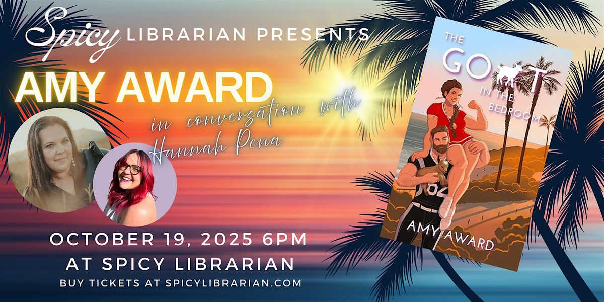 In Conversation with Amy Award, 19 October | Event in Denver | AllEvents