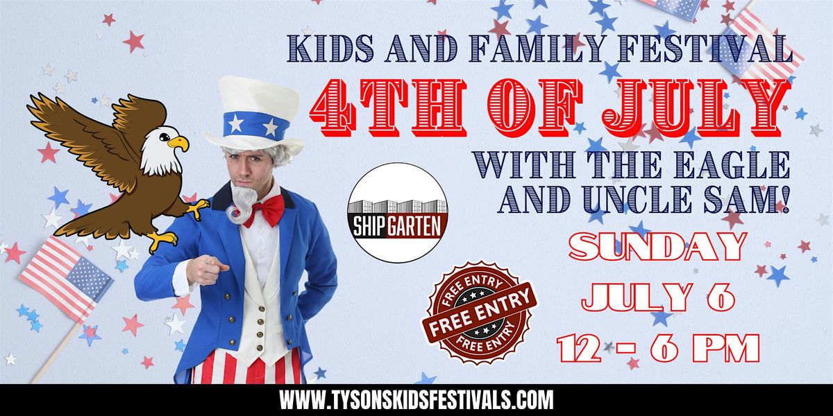 Uncle Sam and the Eagle Host Fourth of July, 6 July | Event in Mclean | AllEvents