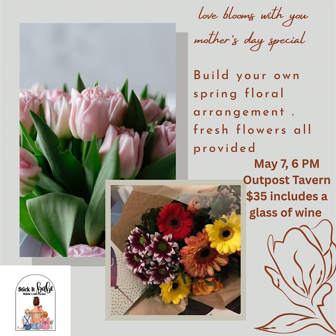 Blooms with Mom: Fresh Floral Arrangements OR Faux Hoop Decor Workshop, 7 May | Event in Northwood | AllEvents