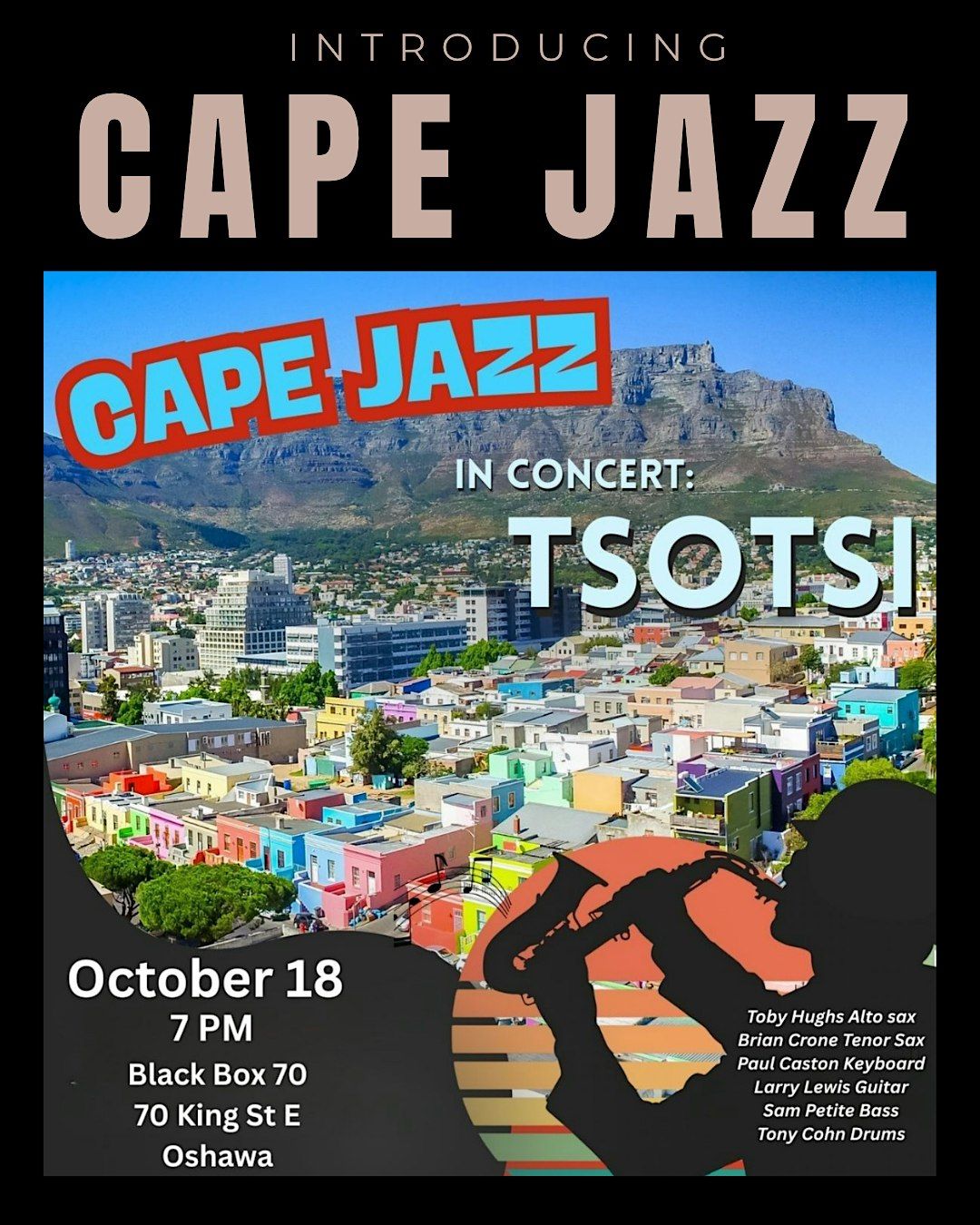 Cape Jazz, 18 October | Event in Oshawa | AllEvents