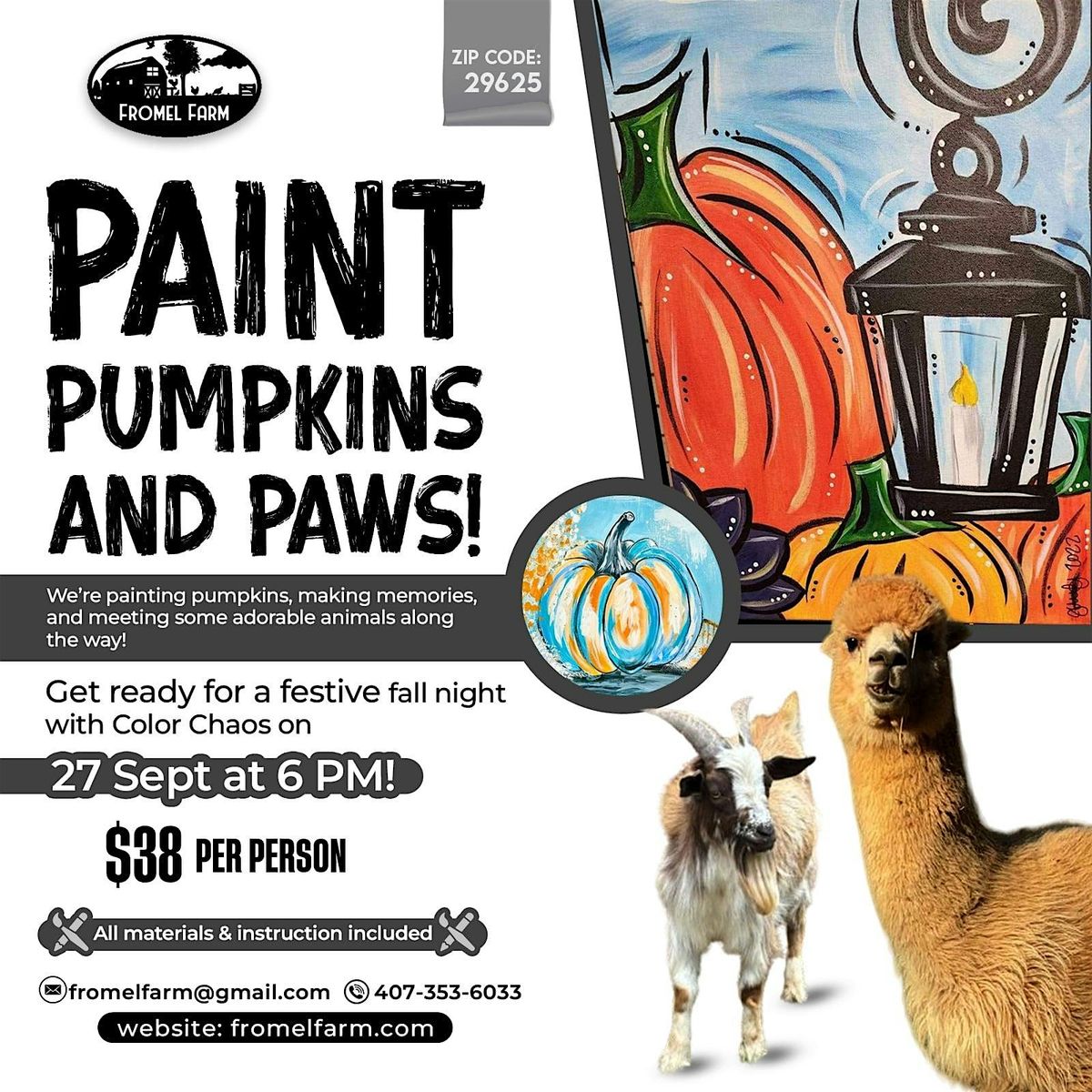 Paint night at Fromel Farm, 20 September | Event in Anderson | AllEvents