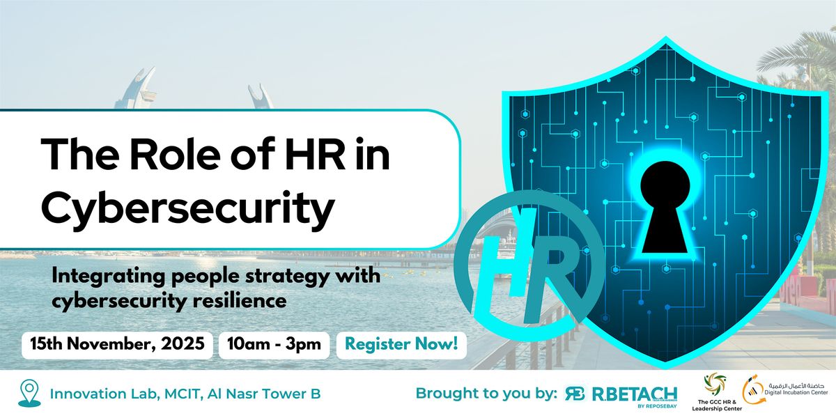 The Role of HR in Cybersecurity, 15 November | Event in Doha | AllEvents