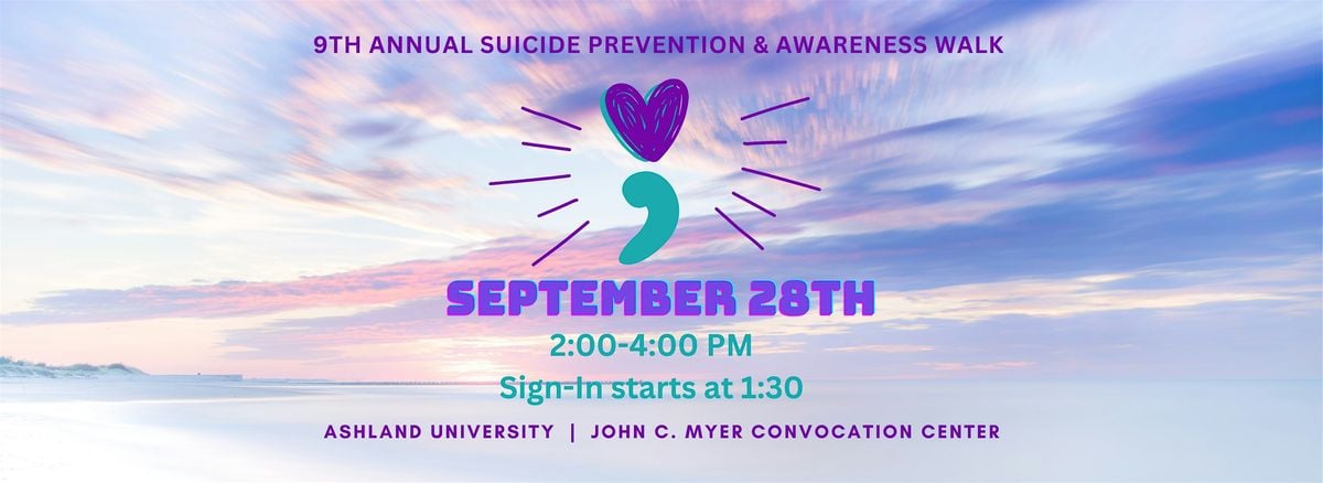 9th Annual Suicide Prevention & Awareness Walk, 28 September | Event in Ashland | AllEvents
