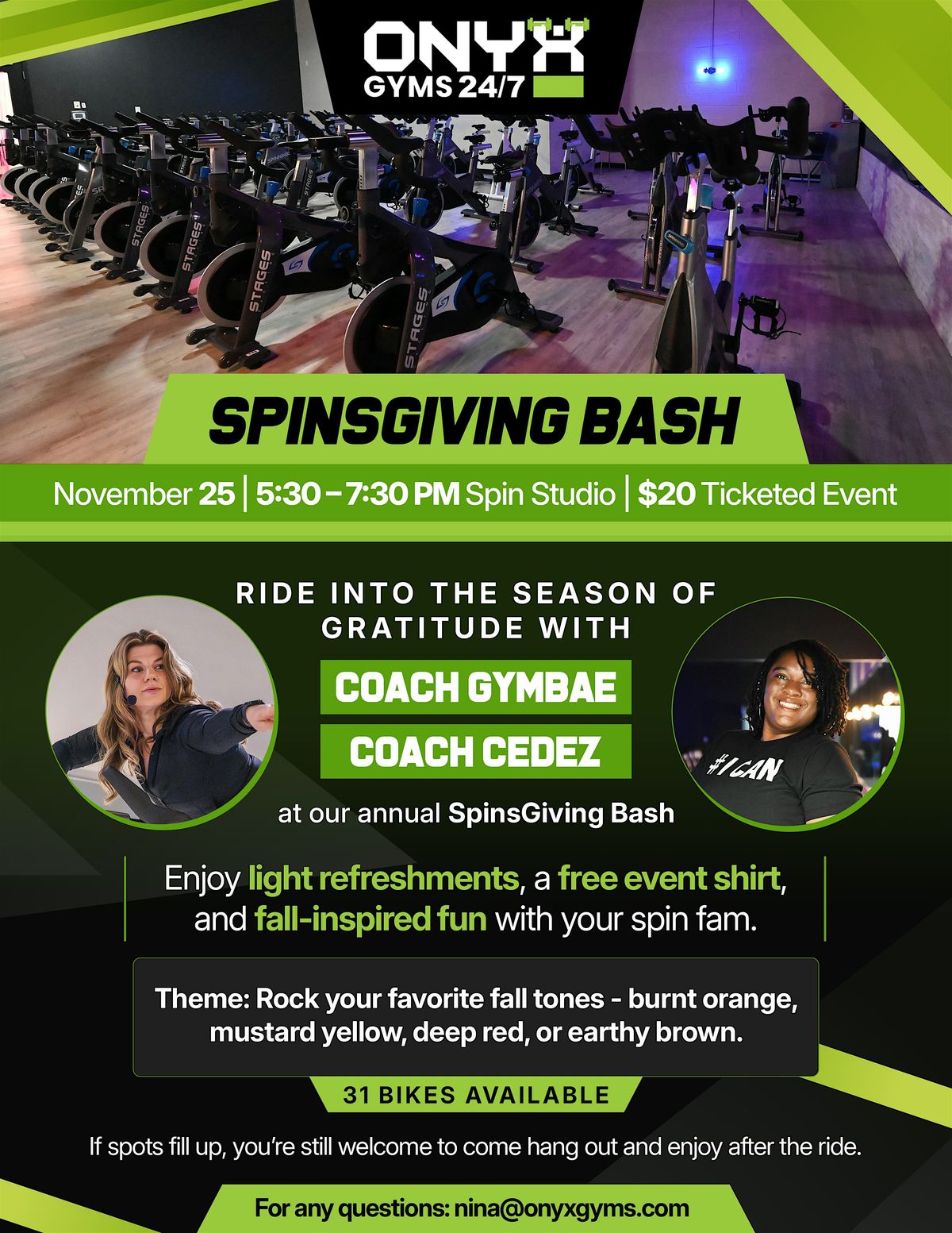 Spins-giving Bash, 25 November | Event in Willoughby Hills | AllEvents
