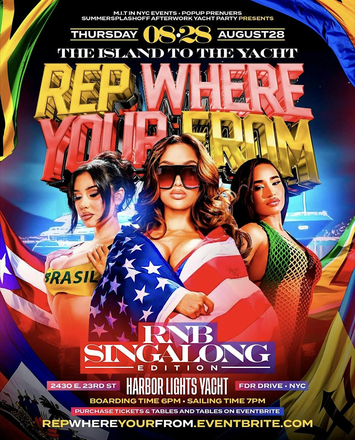 THE ISLAND TO THE YACHT REP WHERE YOUR FROM, 28 August | Event in New York | AllEvents