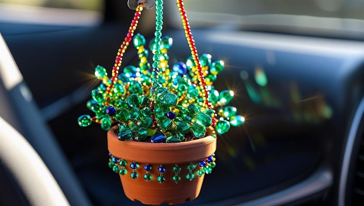 Make your own rearview mirror beaded plant, 12 July | Event in Modesto | AllEvents