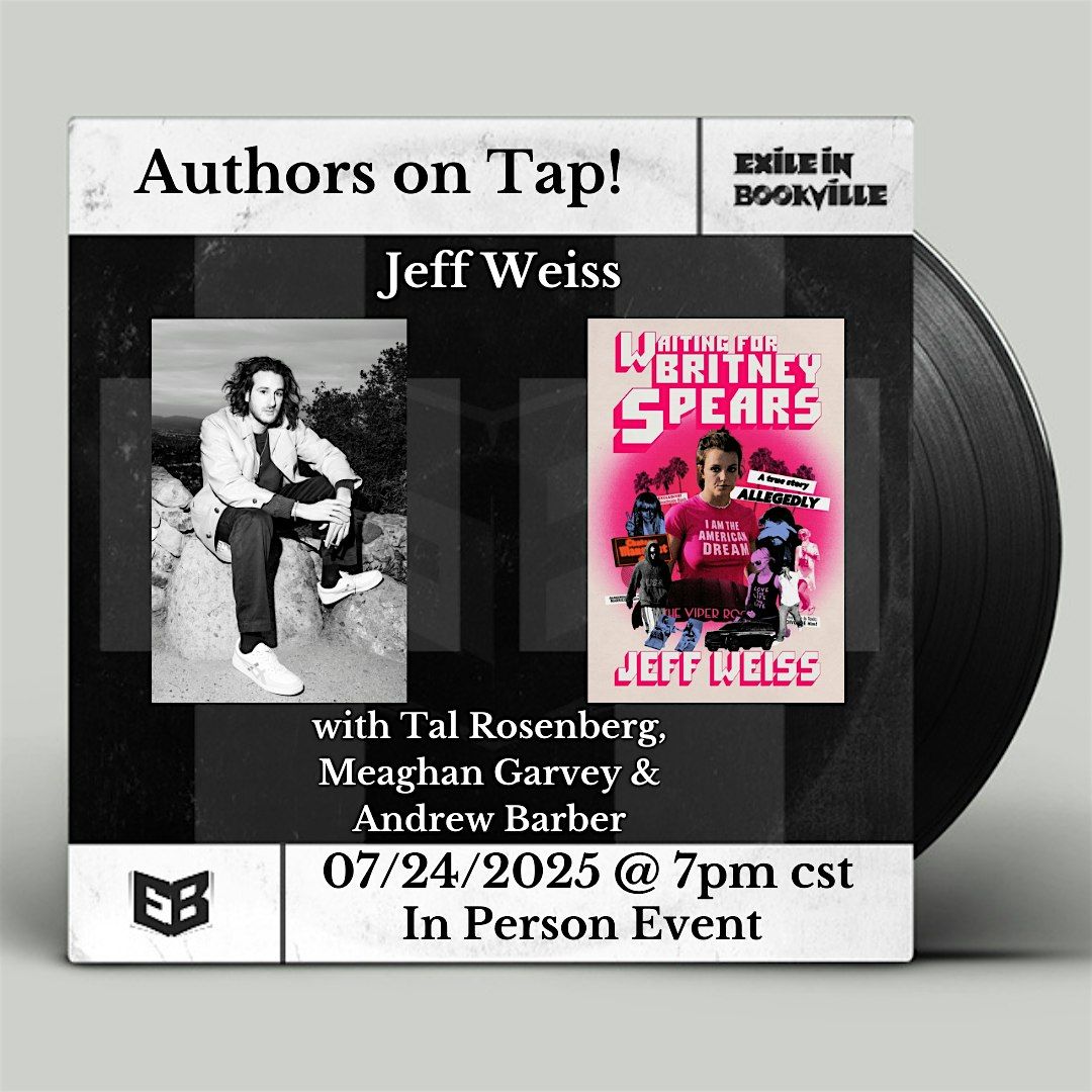 Authors on Tap:  Jeff Weiss, Tal Rosenberg, Meaghan Garvey, Andrew Barber, 24 July | Event in Chicago | AllEvents