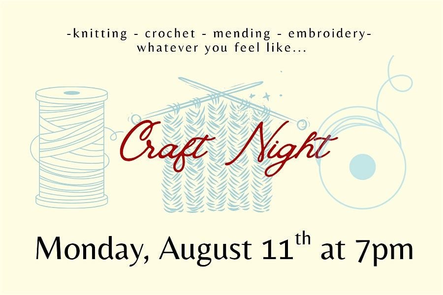 Craft Night at the Hillside Club, 11 August | Event in Berkeley | AllEvents