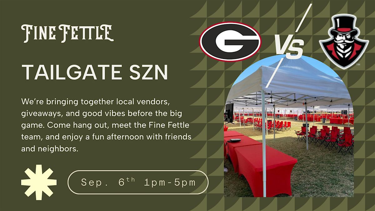 TAILGATE SZN @ FINE FETTLE ATHENS, 6 September | Event in Athens | AllEvents