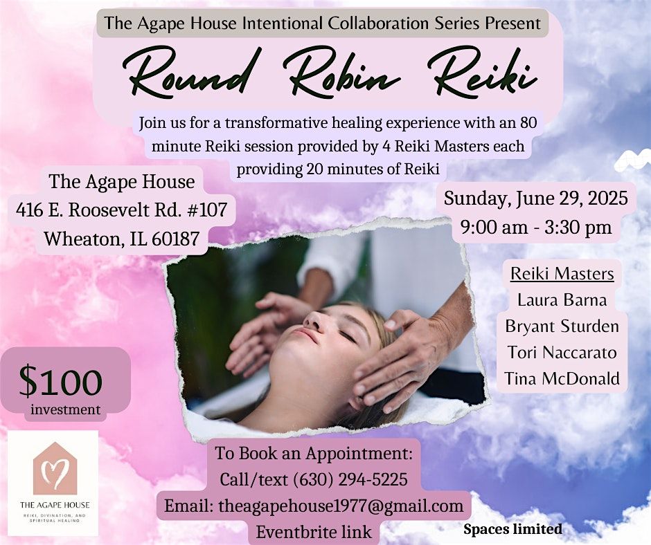 Round Robin Reiki, 29 June | Event in Wheaton | AllEvents
