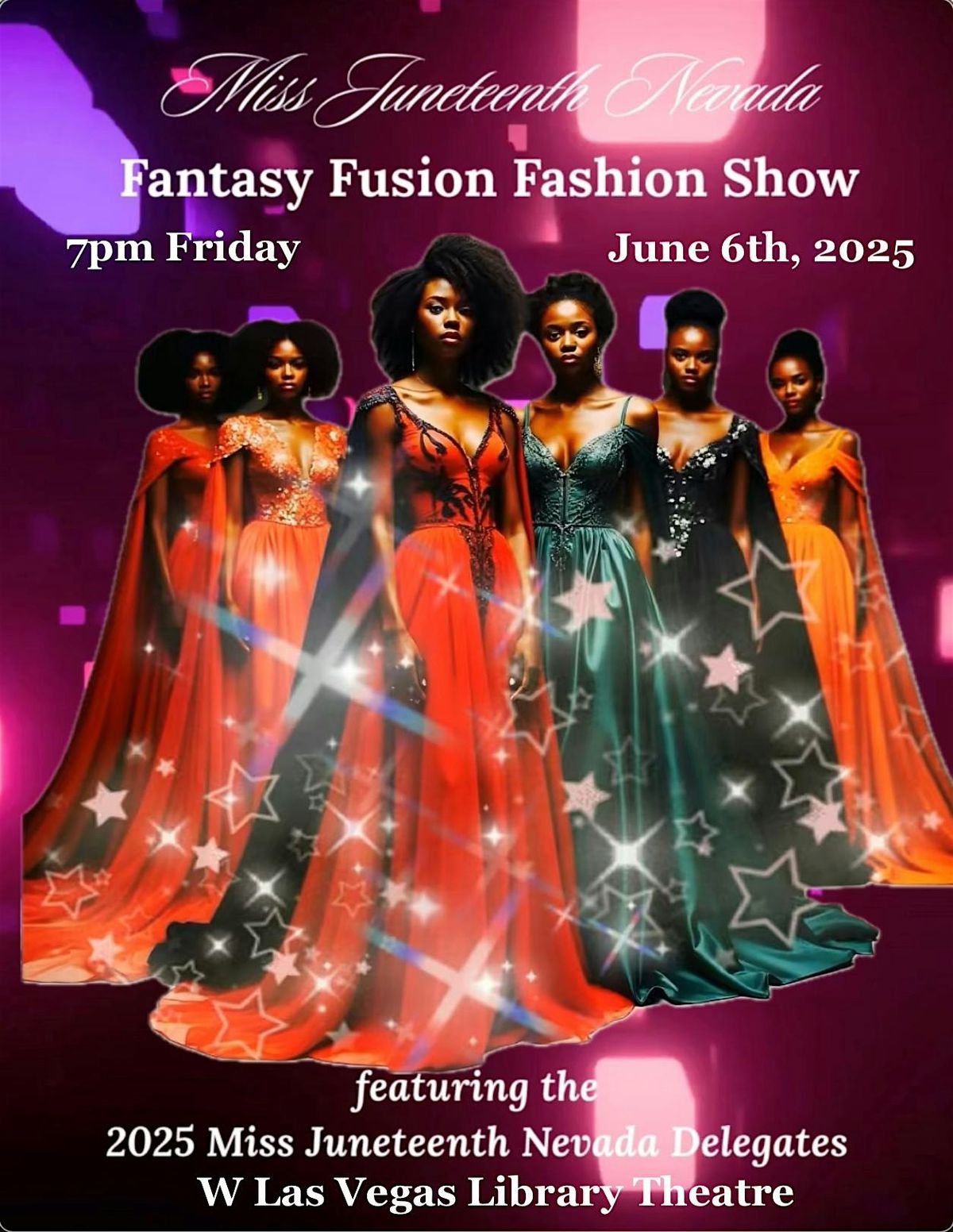 Miss Juneteenth Nevada Fantasy Fusion Fashion Show 2025, 6 June | Event in Las Vegas | AllEvents