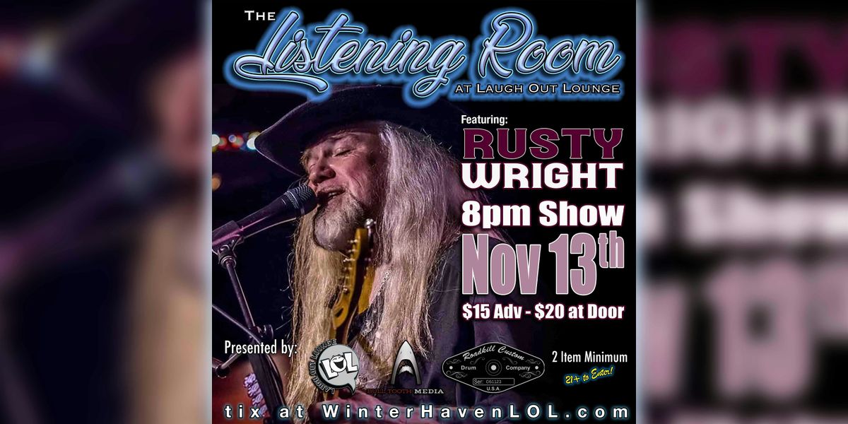 The Listening Room: Rusty Wright, 13 November | Event in Winter Haven | AllEvents