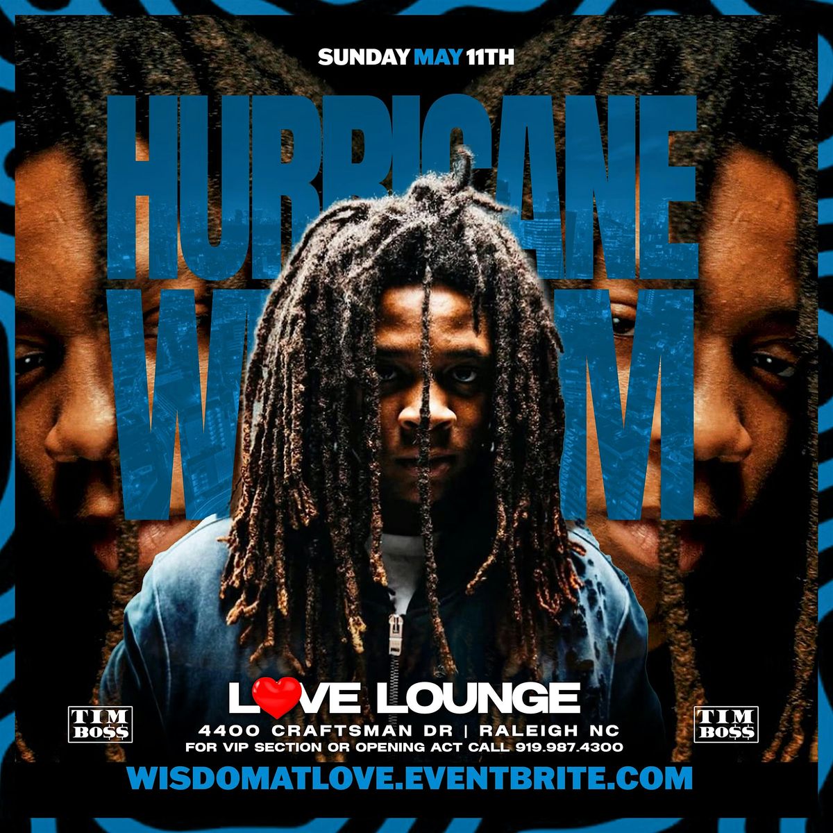 Hurricane wisdom at CLUB LOVE ON FREE FRIDAY, 6 June | Event in Raleigh | AllEvents