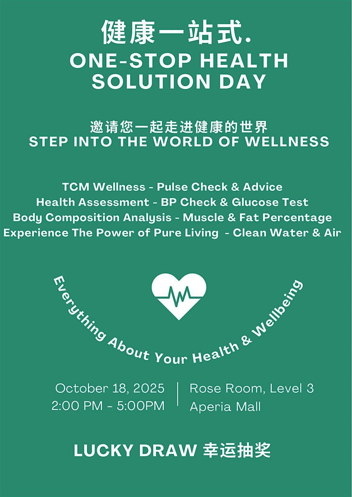 One Stop Health Solution | Event in Singapore | AllEvents