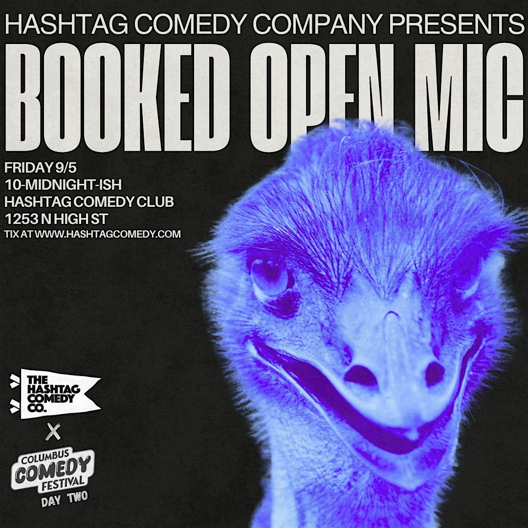 Hashtag Comedy Booked Open Mic, 5 September | Event in Columbus | AllEvents