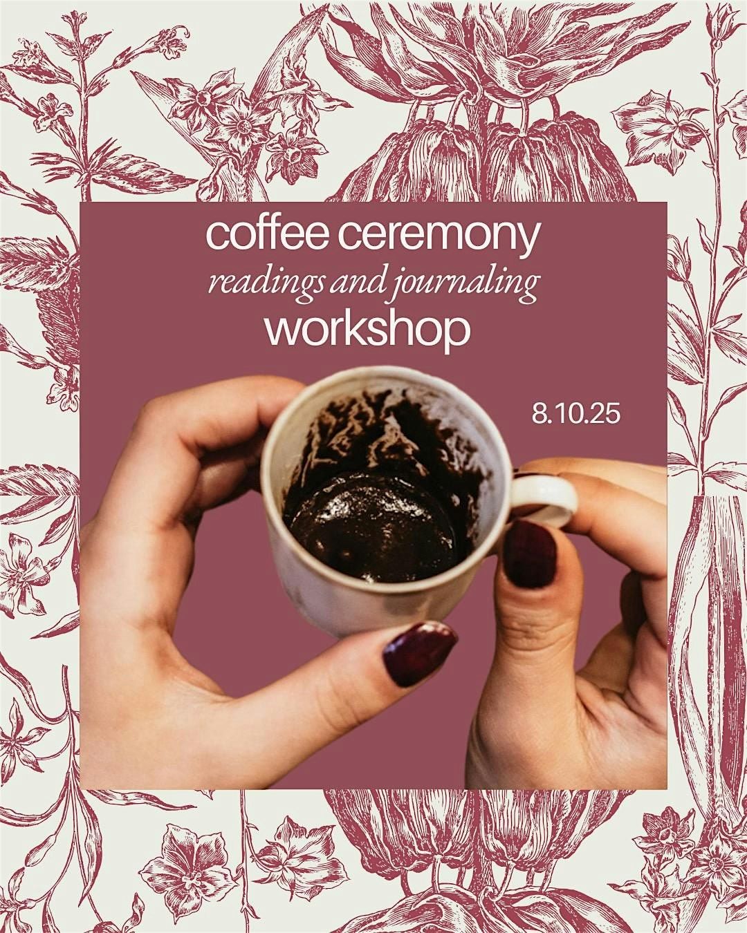 Coffee Ceremony: Readings and Journaling Workshop, 10 August | Event in Houston | AllEvents