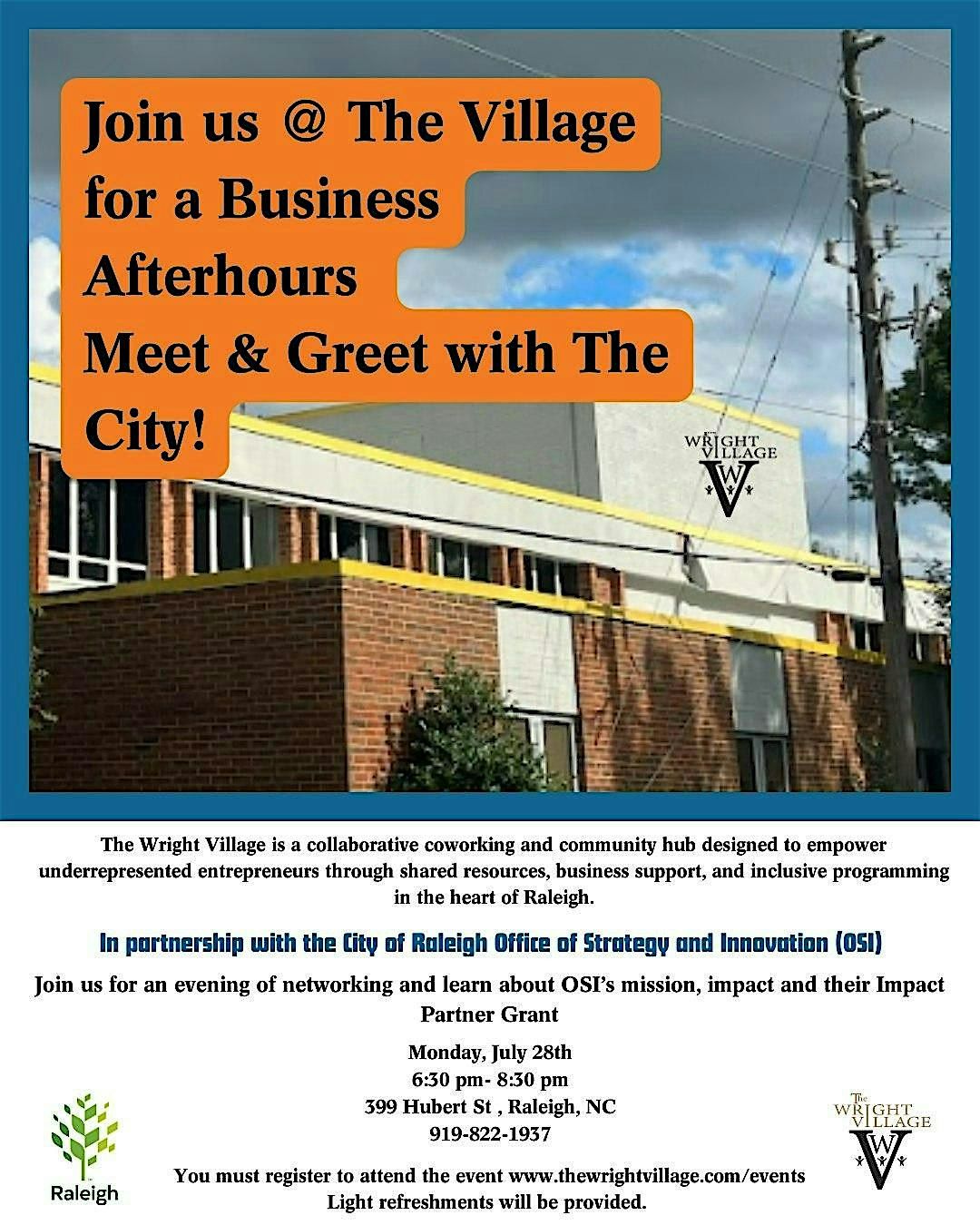 Business After Hours Mixer: In Partnership with the City of Raleigh, 28 July | Event in Raleigh | AllEvents