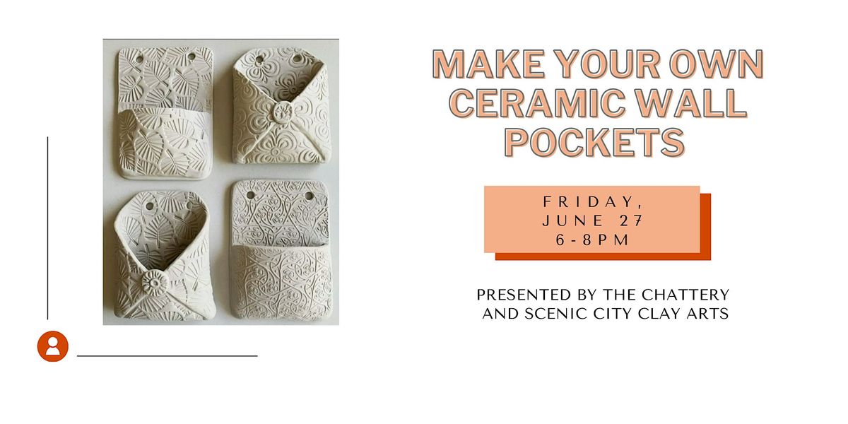 Make Your Own Ceramic Wall Pocket with Scenic City Clay Arts, 27 June | Event in Chattanooga | AllEvents