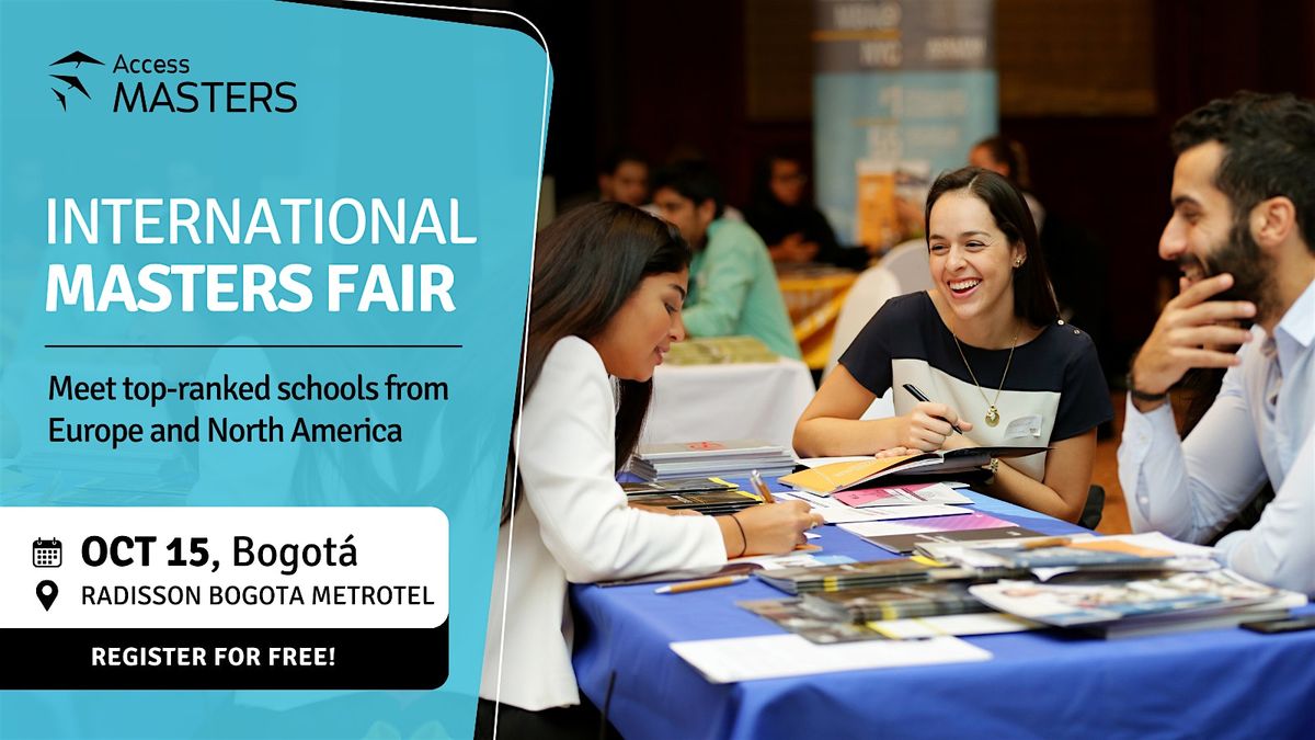 Gain an international master’s degree with Access Masters in Bogotá, Oct 15, 15 October | Event in Bogotá